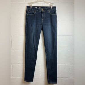 Kut From The Kloth Diana Woman’s Dark-wash Casual Kurvy Chic Skinny Jeans Size 6